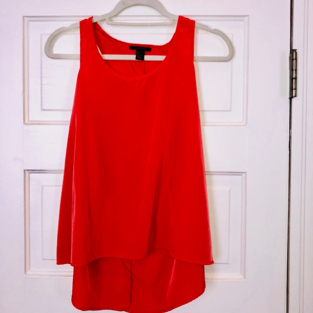 Women's Coral Orange Blouse